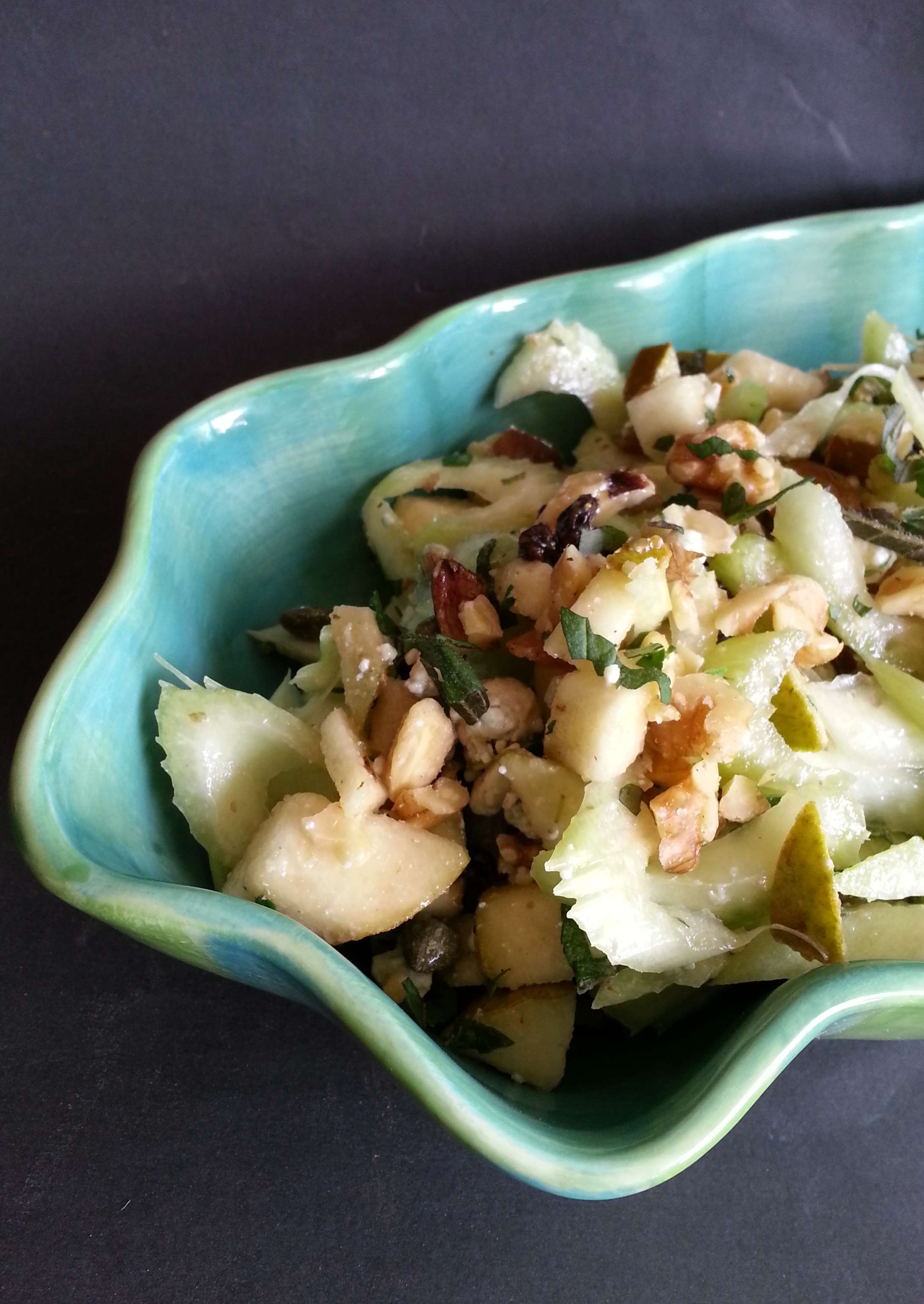 Celery, Apple and Walnut Salad