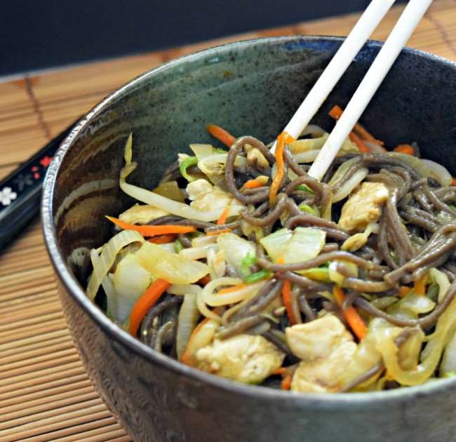 Quick And Easy Yakisoba With Buckwheat Noodles