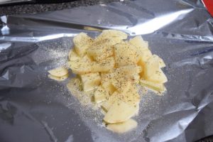 Cheesy Potatoes - Camping Food