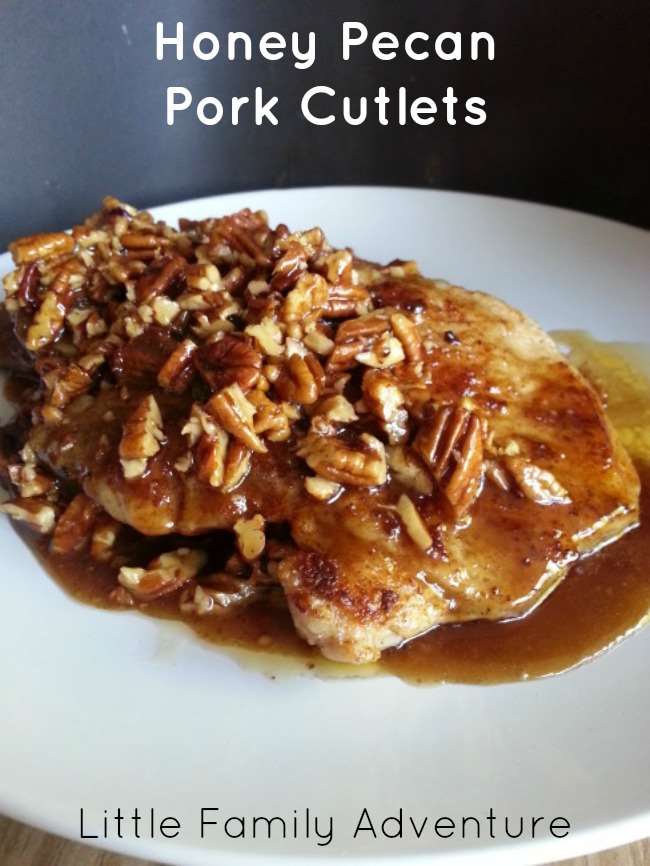 Honey Pecan Pork Cutlets