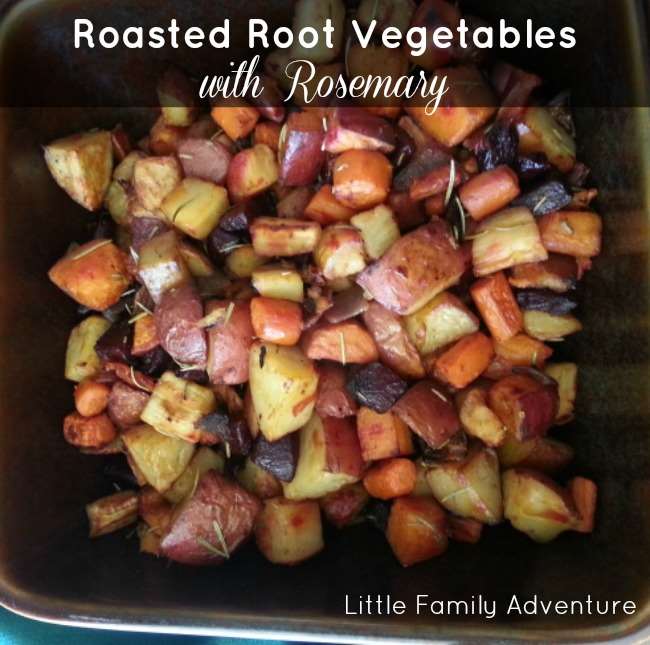 Roasted Root Vegetables with Rosemary