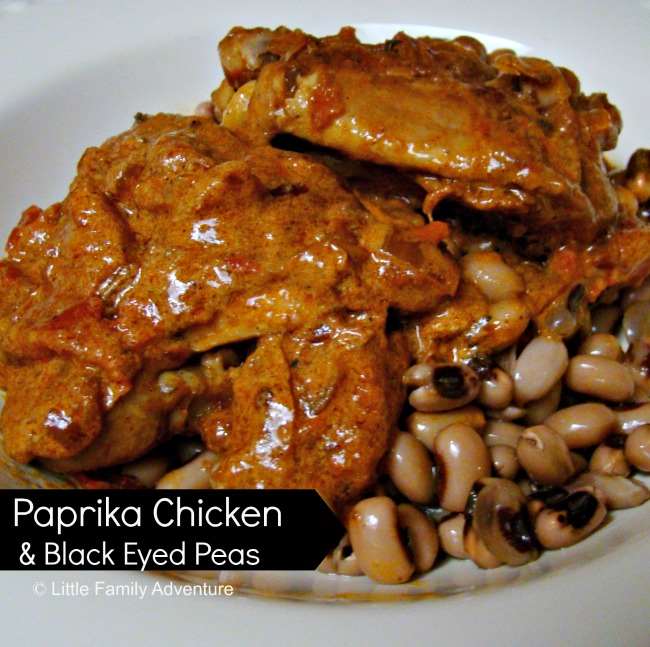 chicken with black eye peas