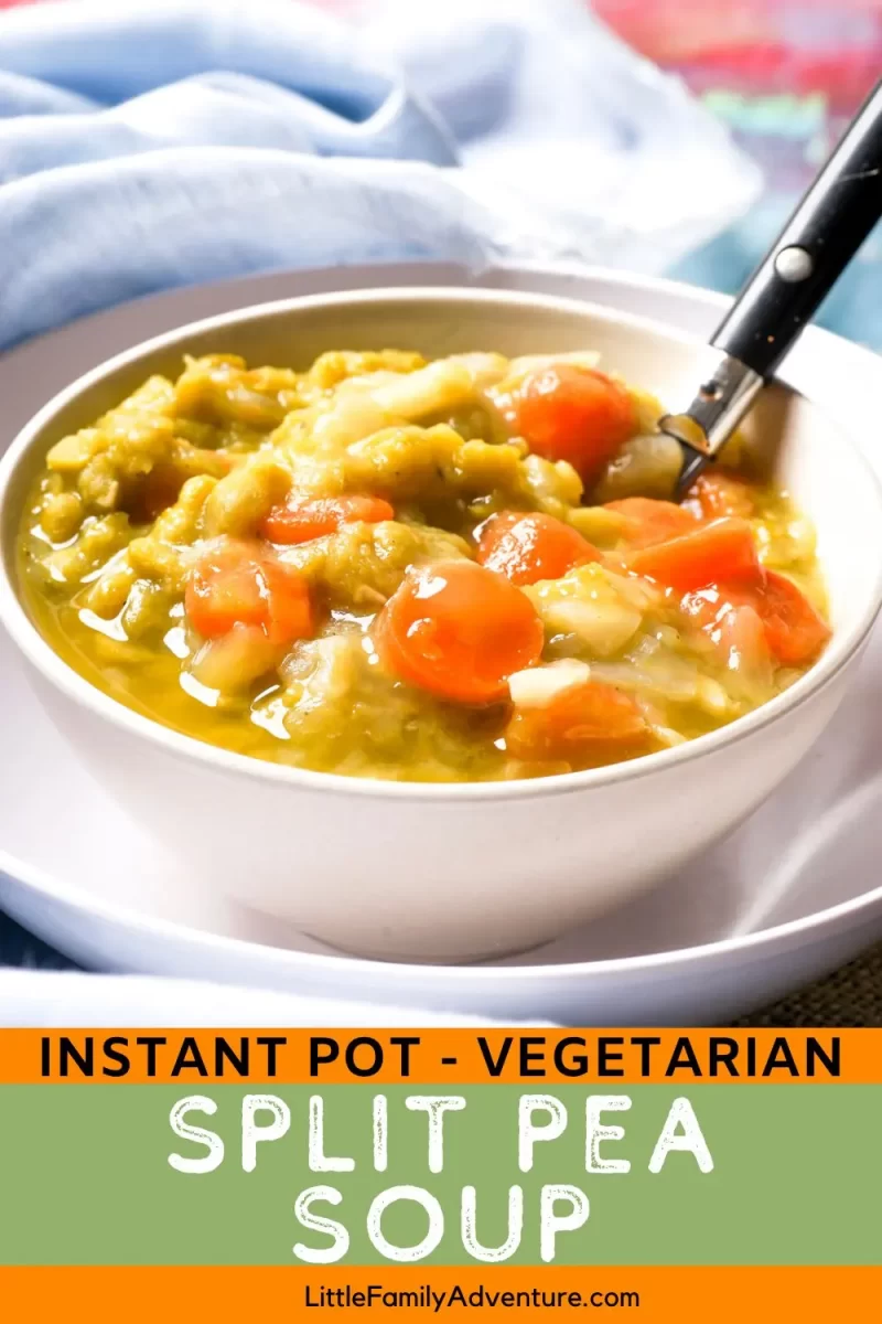 Vegetarian Instant Pot Split Pea Soup