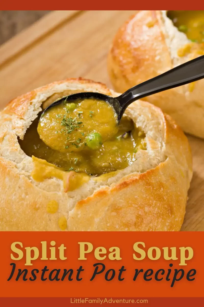 split pea soup intant pot recipe