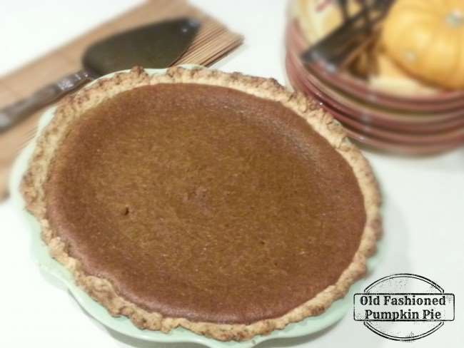 Homemade Pumpkin Pie from Little Family Adventure