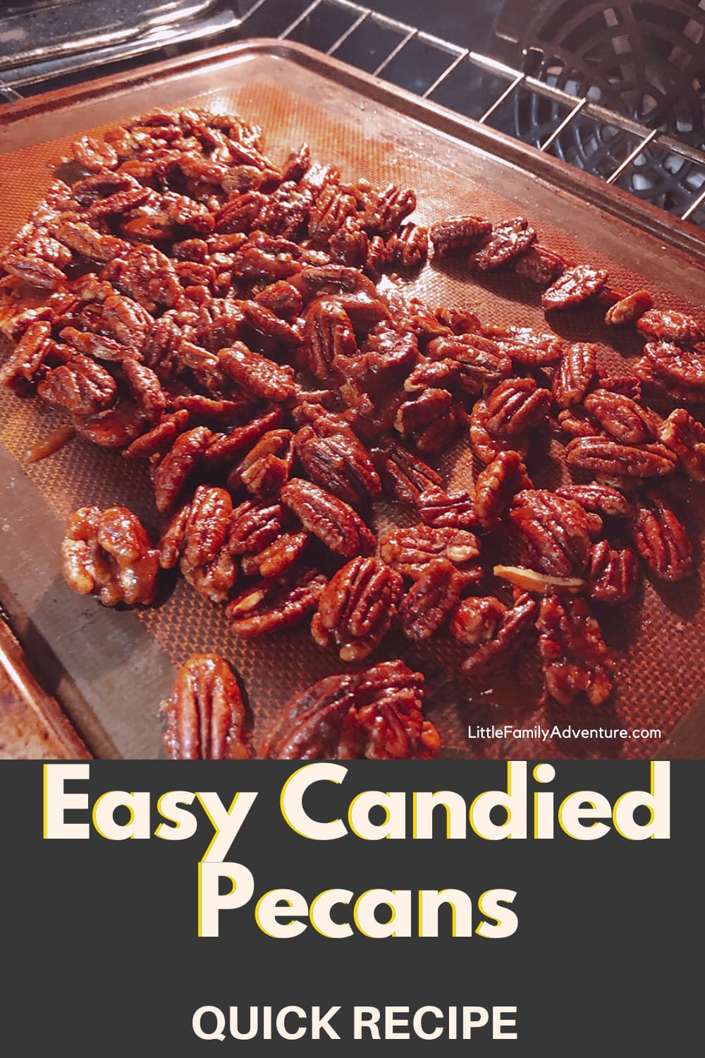 Quick Candied Pecans