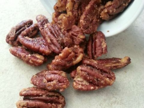 Quick Candied Pecans