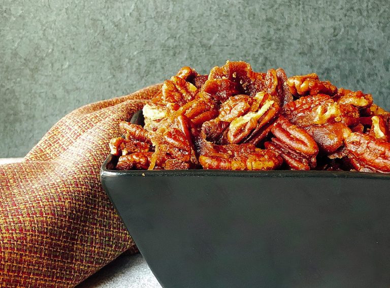 Quick Candied Pecans