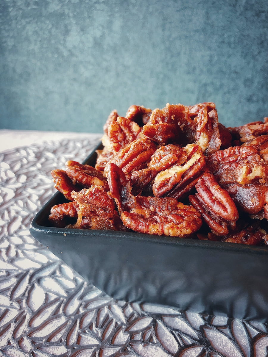 Quick Candied Pecans