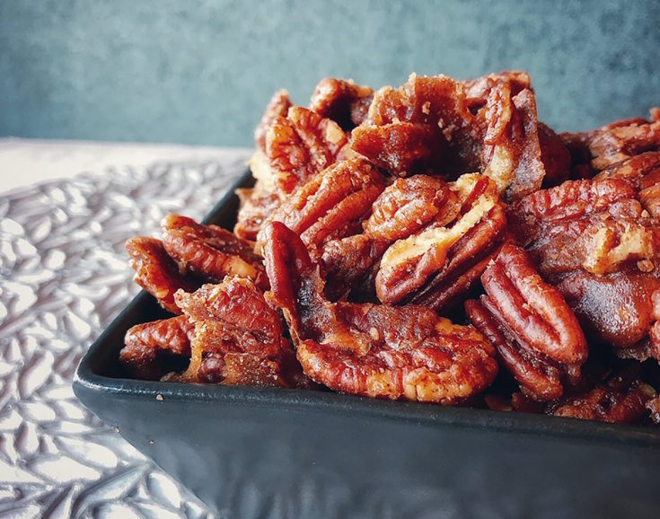 Quick Candied Pecans