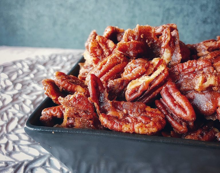 Quick Candied Pecans