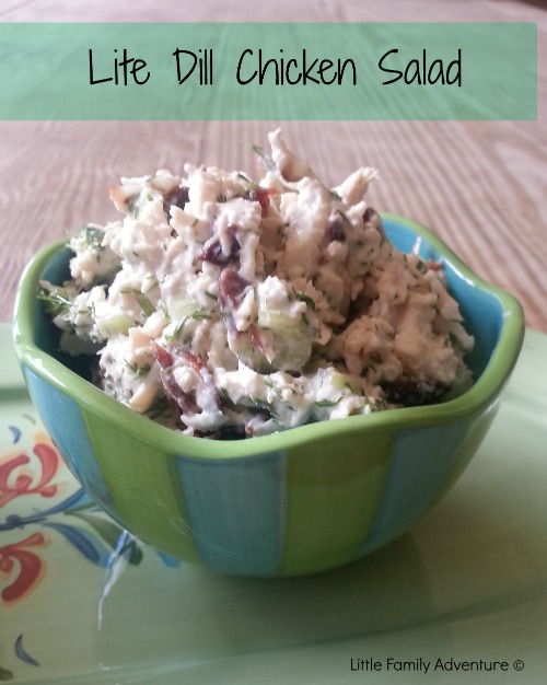 Easy Greek Yogurt Chicken Salad Recipe with Dill