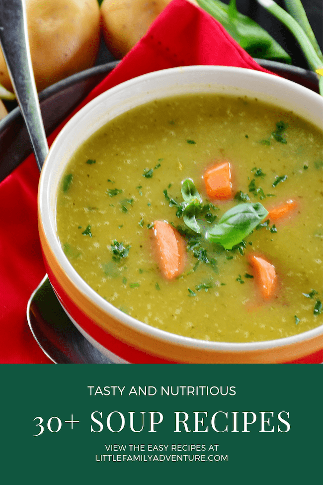 These 30+ Soup Recipes are perfect for weeknight meals. Everything from Instant Pot soup recipes to Vegetarian Soup Recipes #soup #dinnerideas #instapot