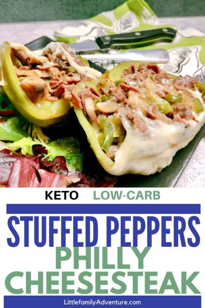 Easy Philly Cheesesteak Stuffed Peppers