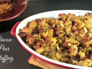 Bacon Pear Stuffing