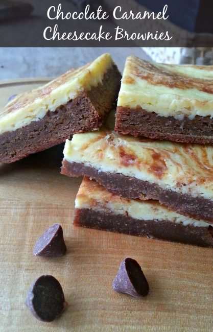 Chocolate Caramel Cheesecake Brownies with #TollHouseTime #NestleTollHouse #DelightFulls