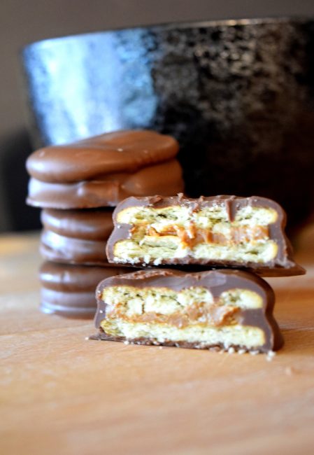 Chocolate Covered Cookie Butter Sandwiches