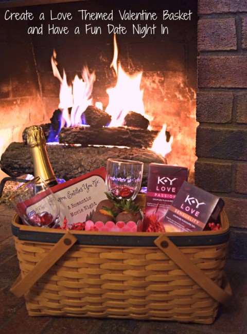 Create a Love Themed Valentine Basket and Have a Fun Date Night In With K-Y® Love #LoveOurVDay #Ad #cbias @Target