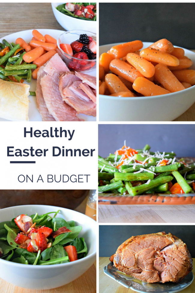 Healthy Easter Meal on a Budget - Healthy Easter Dinner on a Budget - Create a Healthy meal for 12 for under $6 pp with ALDI