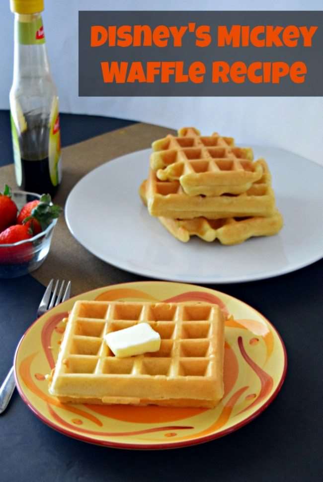 Disney's Mickey Waffle Recipe without refined sugar