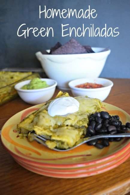 Green Chili Enchiladas