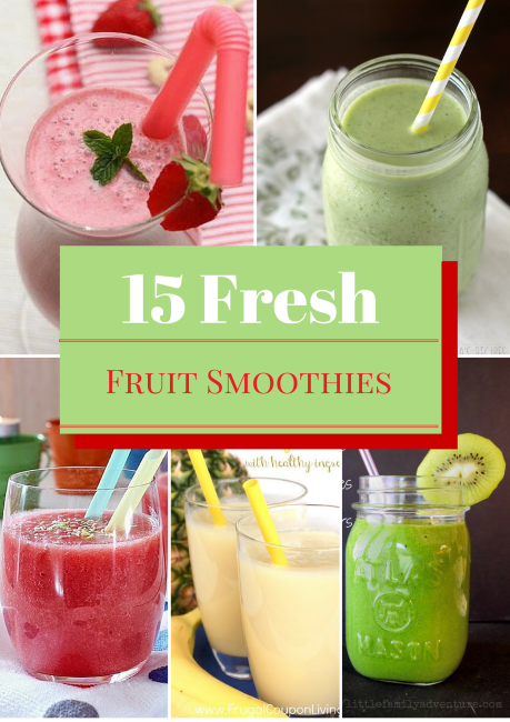 15 Healthy Fruit Smoothies You Will Crave