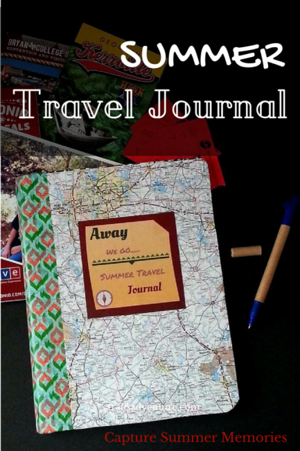 Summer Fun Tip: Keep it Memorable with a Summer Travel Journal #summercraft #familttravel #making memories