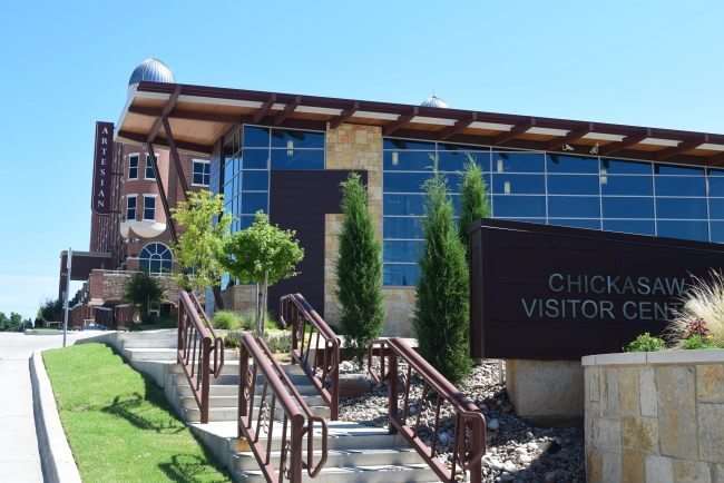 Chickasaw Visitor Center building