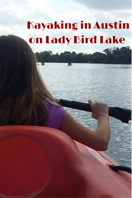 Kayaking on Lady Bird Lake