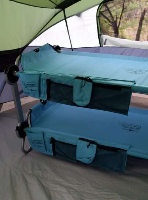 stacking camp cots for kids