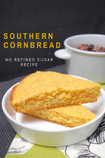 Easy Southern Cornbread without sugar