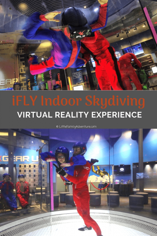 iFLY Indoor Skydiving with virtual reality experience