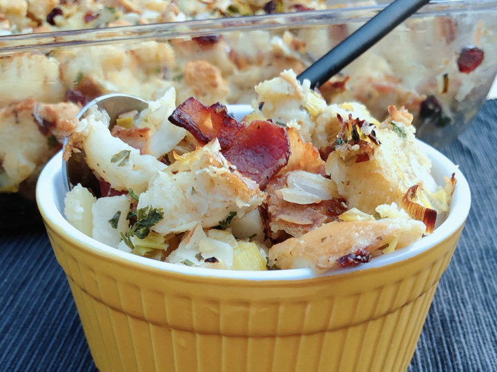 stuffing with bacon