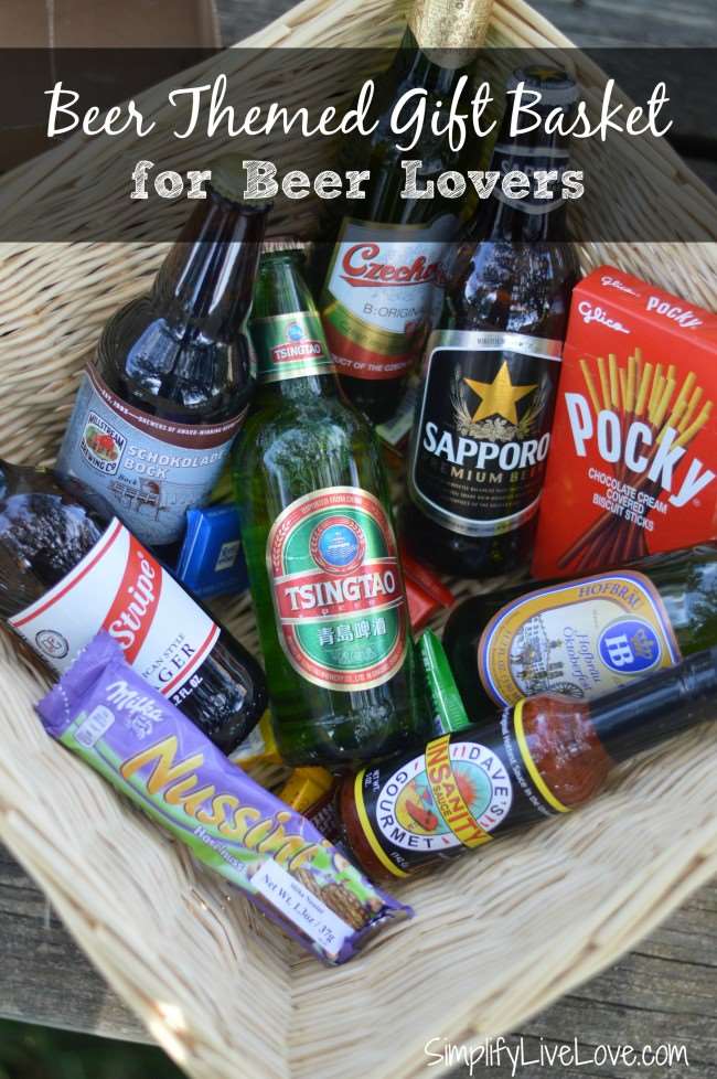 Beer Themed Gift Basket for Beer Lovers