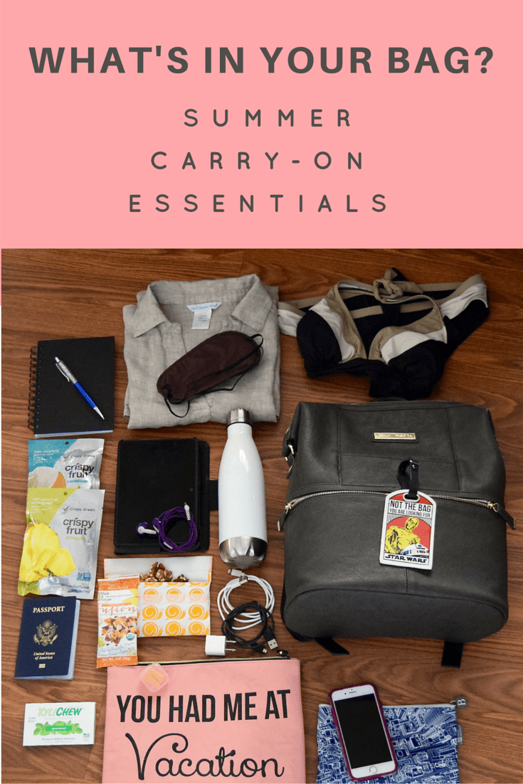 What’s in My Travel Bag: Summer Carry On Essentials
