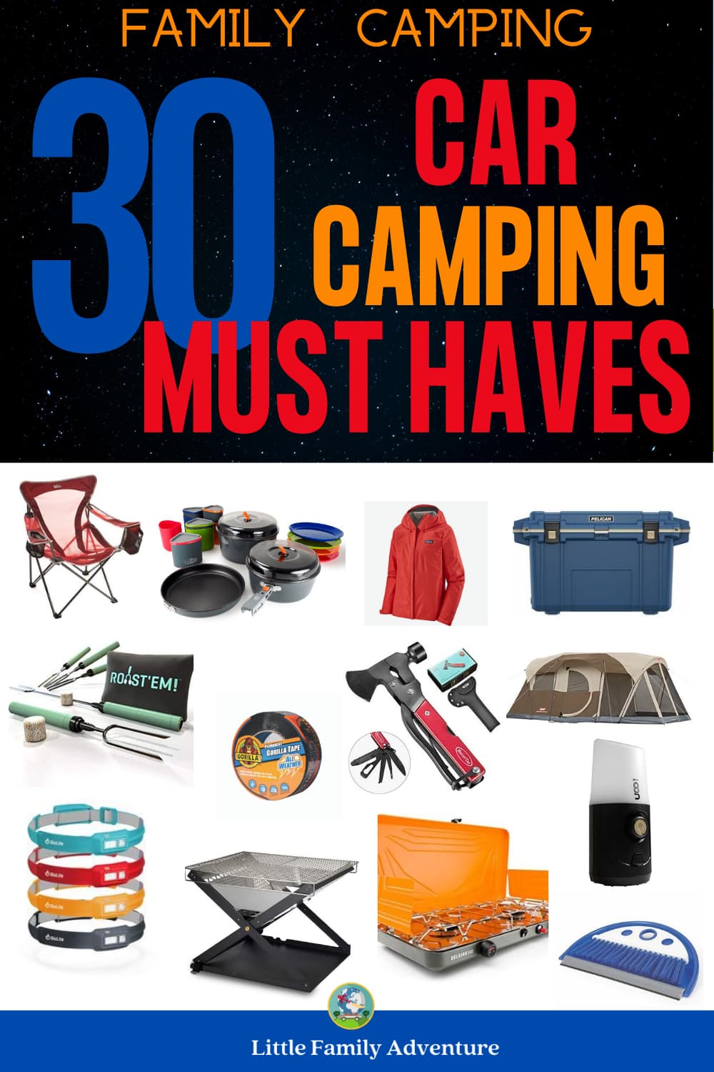 30 Car Camping Must Haves to Help Get Your Family Camping + Checklist