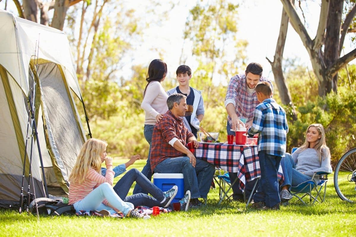 family camping