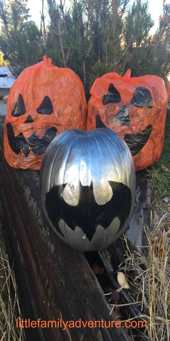 Simple Painted Pumpkins - No Knives Required