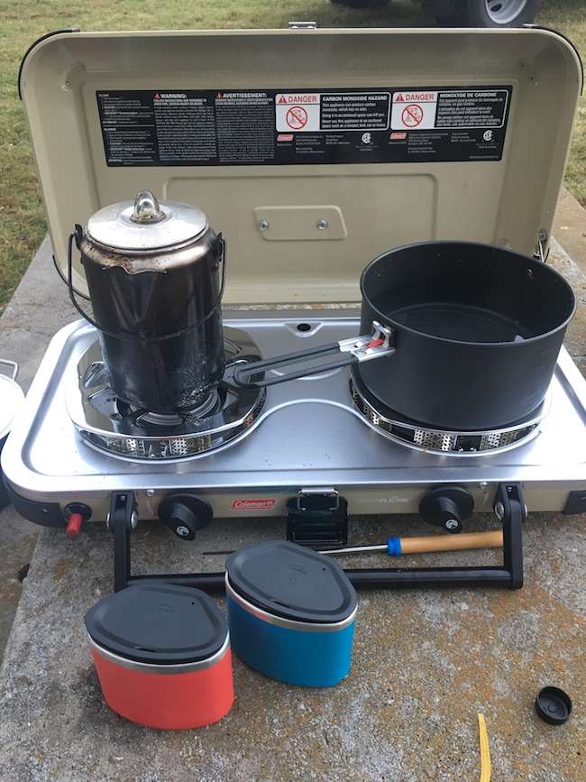 Coleman hyperflame outlet camp stove