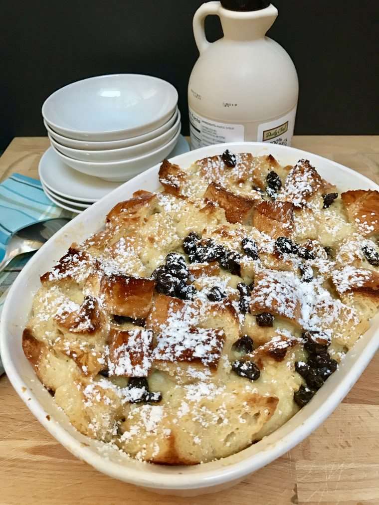 I've Got Your New Favorite Holiday Breakfast - Eggnog Bread Pudding - This simple recipe is so easy to make. Just a few ingredients you already have for the holidays and you'll be enjoying this delectable dish very soon. Perfect for Christmas morning, Sunday brunch, or for dessert with family.