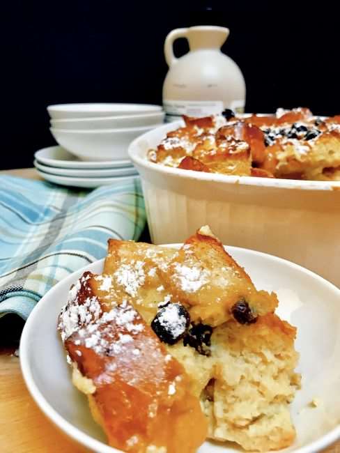 I've Got Your New Favorite Holiday Breakfast - Eggnog Bread Pudding - This simple recipe is so easy to make. Just a few ingredients you already have for the holidays and you'll be enjoying this delectable dish very soon. Perfect for Christmas morning, Sunday brunch, or for dessert with family. 