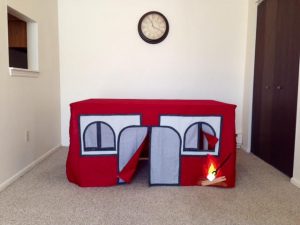 This is the BEST Indoor Camping Playhouse for Kids Anywhere