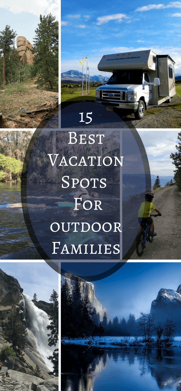 15 Best Vacations Spots for Outdoor Families - See where other outdoor families love to travel to and explore. These travel destinations will inspire you to get out and start exploring with your kids.