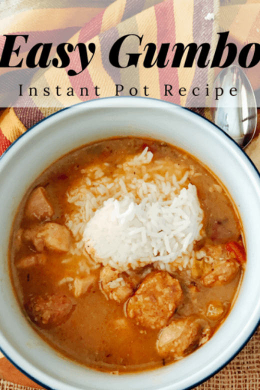 Easy Gumbo Recipe - This Instant Pot Pressure cooker version is so simple to make. I also share the secret to getting the roux perfect every time