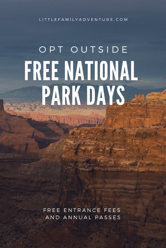 Grand Canyon - free national park days