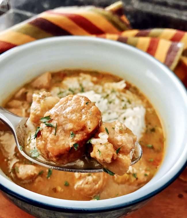 Easy Gumbo Recipe - This Instant Pot Pressure cooker version is so simple to make. I also share the secret to getting the roux perfect every time