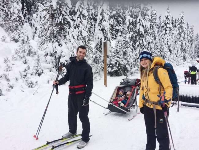 Cross country skiing as a family is a great winter activity and can be a lot of fun. Here are a few tips to help you get started skiing as a family