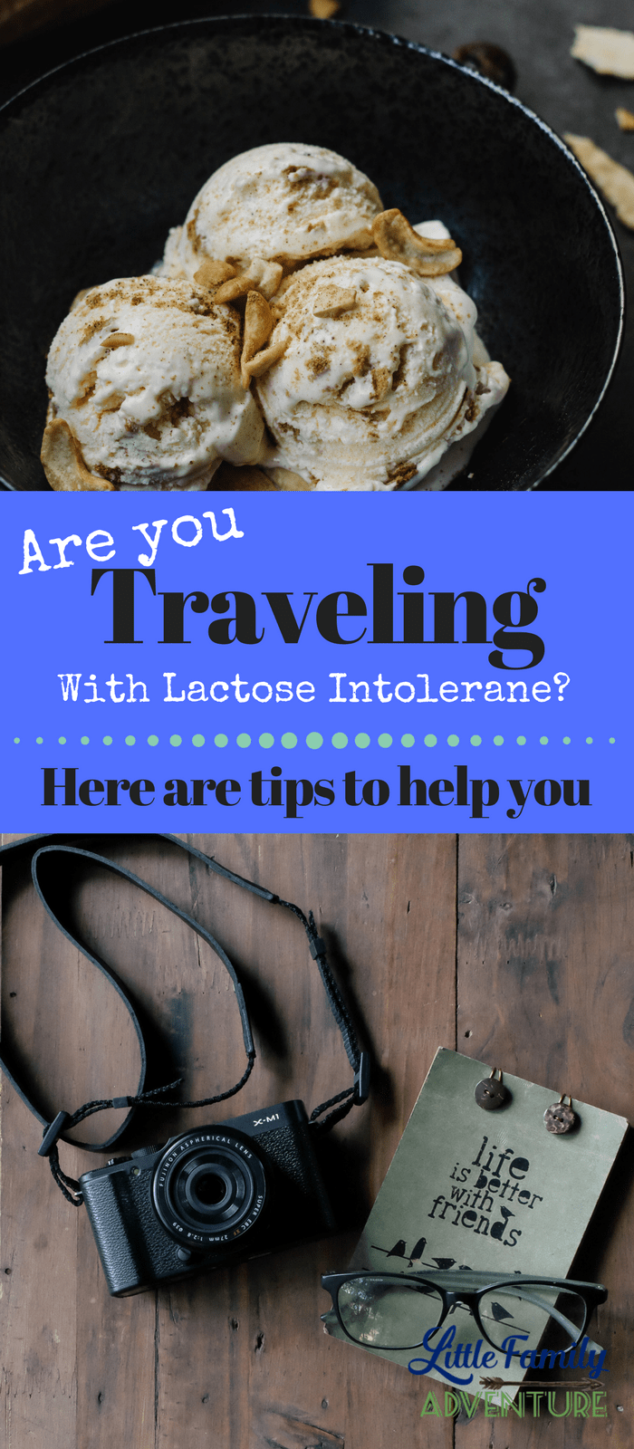 Traveling with food allergies isn't easy but shouldn't prevent you from traveling. Here are a few tips for traveling with lactose intolerance.