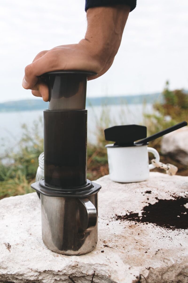 How To Make Coffee While Camping — Renee Roaming