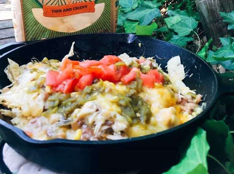 cast iron skillet nachos